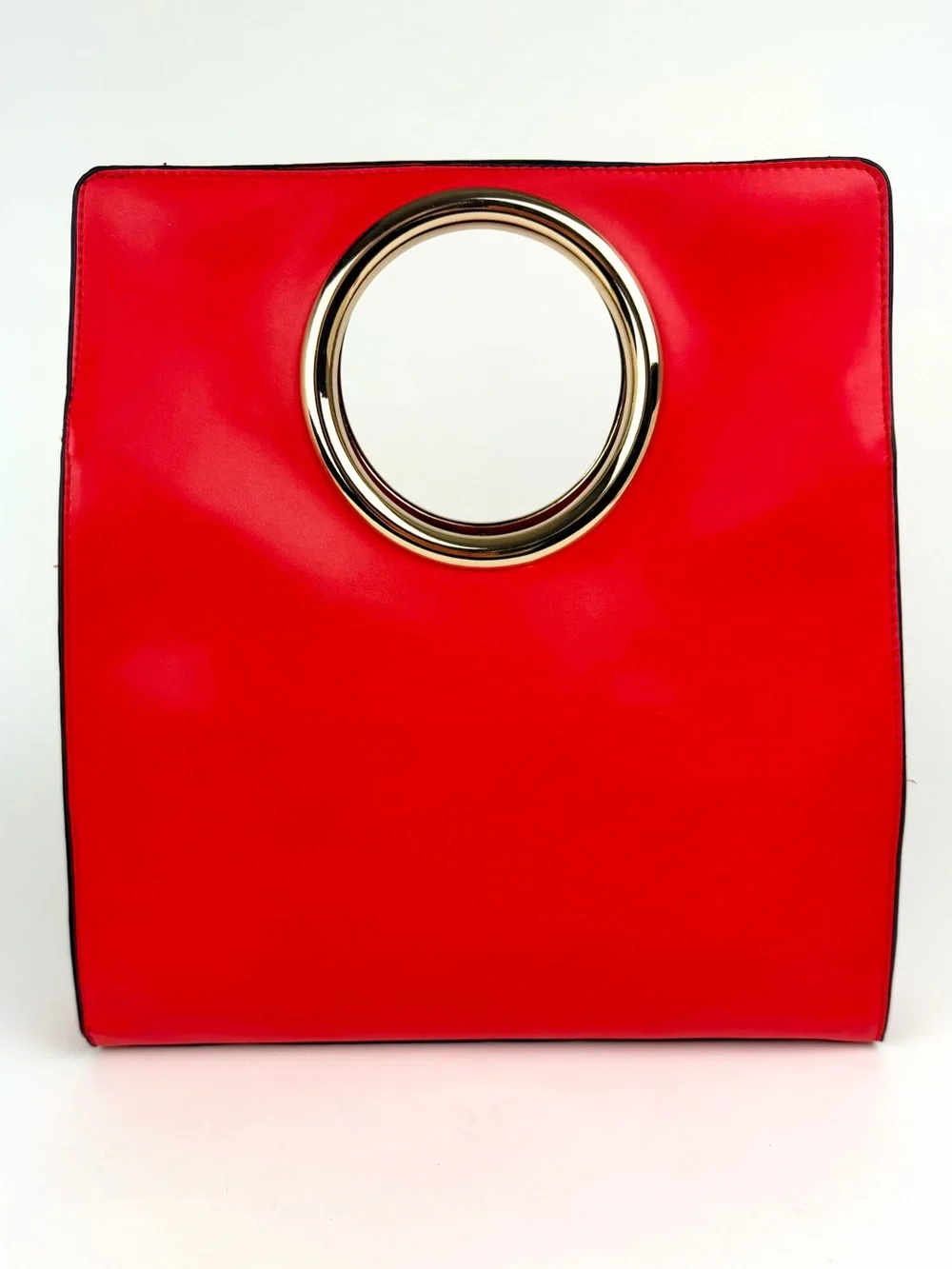 A New Day’s Foldover Metal Handle Clutch